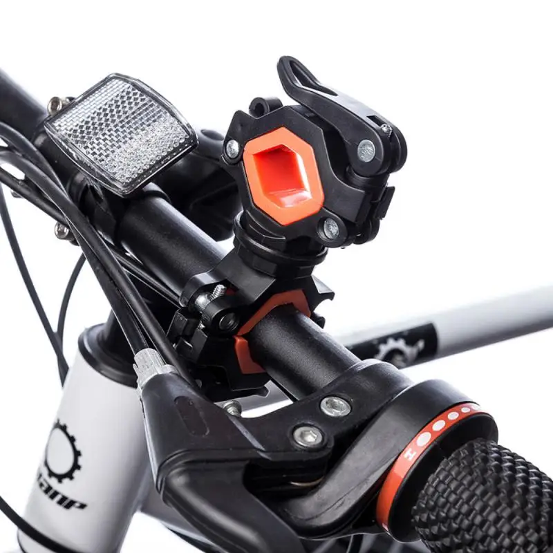 

New Flashlight Lamp Holder 360 ° Rotatable Roading Cycling Light Bracket Фонарик Bike Shockproof Headlight Socket