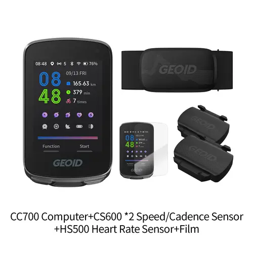 GEOID CC600/CC700 Bike Computer Wireless Color Screen Bicycle Speedometer ANT+ WIFI Cycling Speedometer IPX7 Waterproof Odometer - Image 15