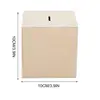 3Pcs Painted Saving Bank Wood Money Box Diy Wooden Saving Bank Kids Coin Storage Jar Multi Function Piggy Bank Home Decor 6