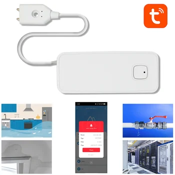 ABUO-Smart Switch Water Leakage Sensor Water Leakage Detection Alarm Detector Advanced Leak Detection 1