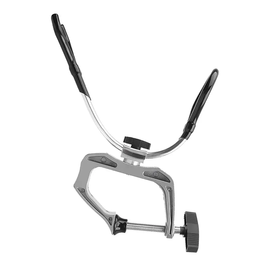 Clamp-On Stainless Steel Boat Kayak Yacht Fishing Rod Holder Racks -- Clam Max 5cm