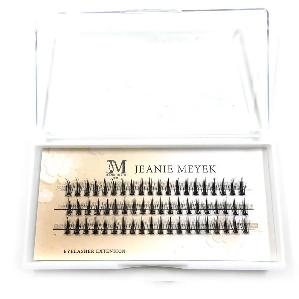 

1Box 78 Clusters Volume Mix Eyelashes Natural Segmented Mink Eyelashes 0.07mm C Curl 8/10/12mm DIY Extension Lashes