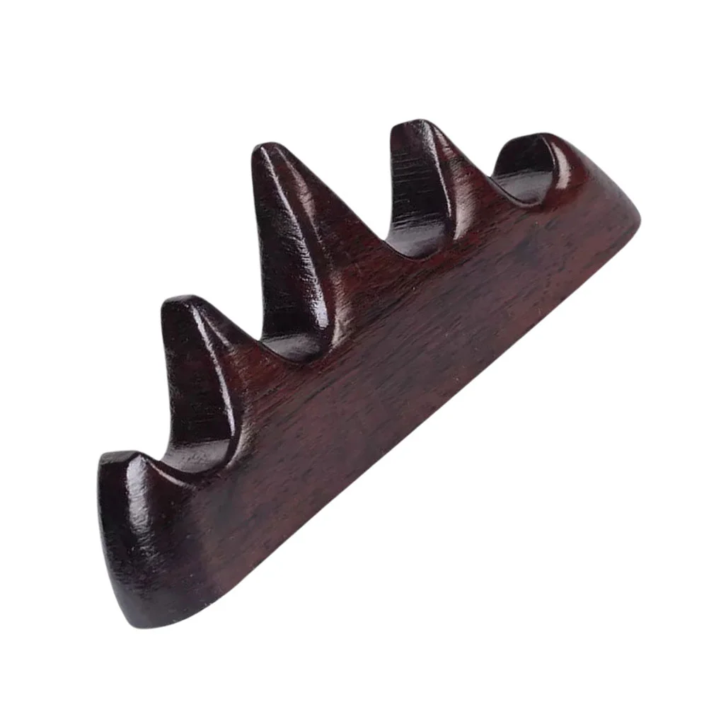 

Calligraphy Brush Pen Holder Writing Brush Holder Solid Wood Pen Rack for Office