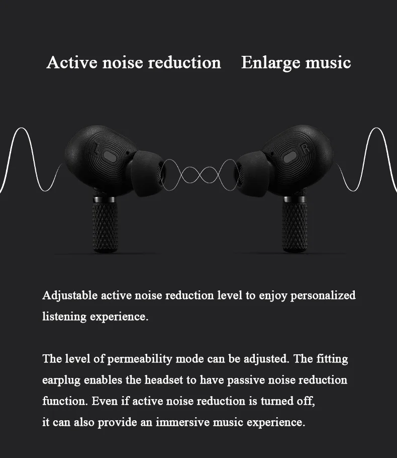 Écouteurs véritablement sans fil à réduction de bruit active MOTIF ANC