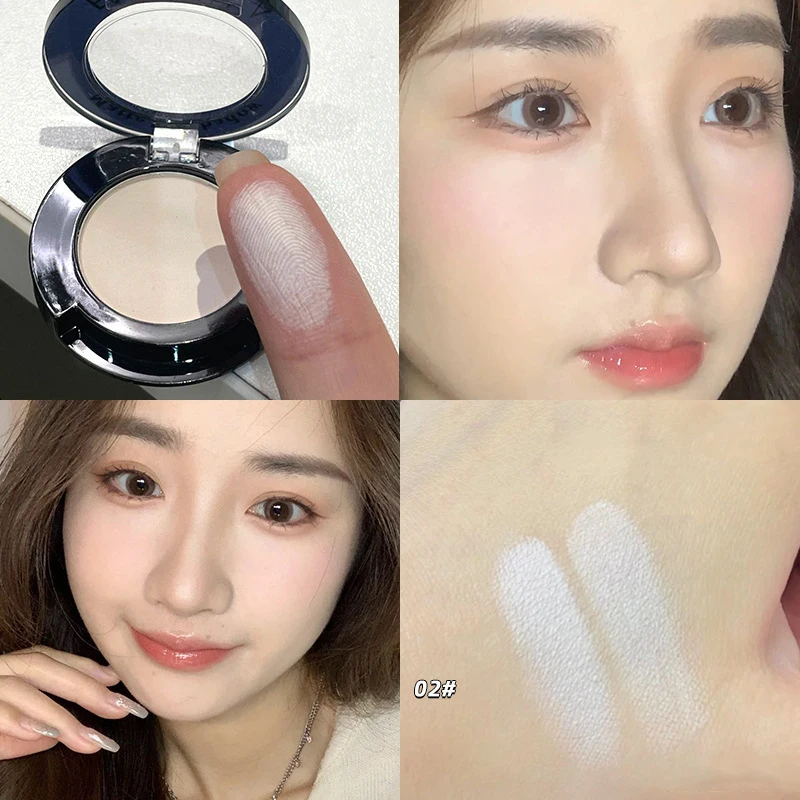 Matte Cement Brown Eyeshadow Nose Shadow Facial Contouring Press Powder Color Rendering Brighten Contour Palette Korean Makeup