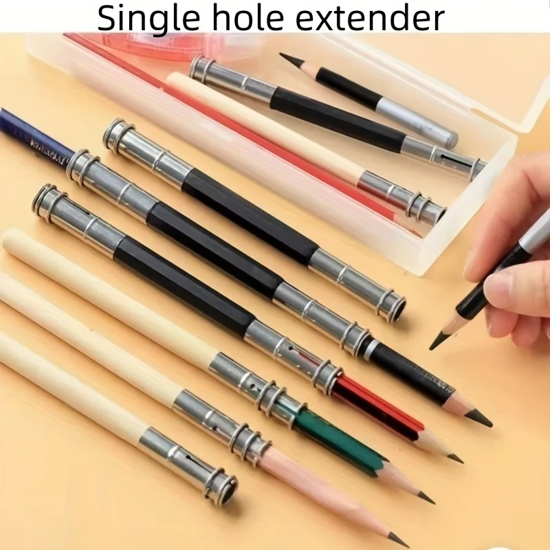 Single-ended pencil extender paintbrush extender Wooden pole pencil extender pencil holder 6