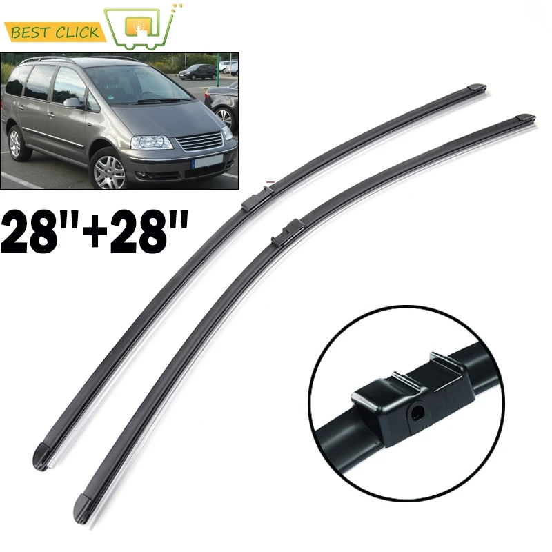 Misima Windschutzscheiben-Scheibenwischerblätter für VW Sharan, Frontscheibenwischer 2001 2002 2006 2004 2005 2006 2007 2008 2009 2010