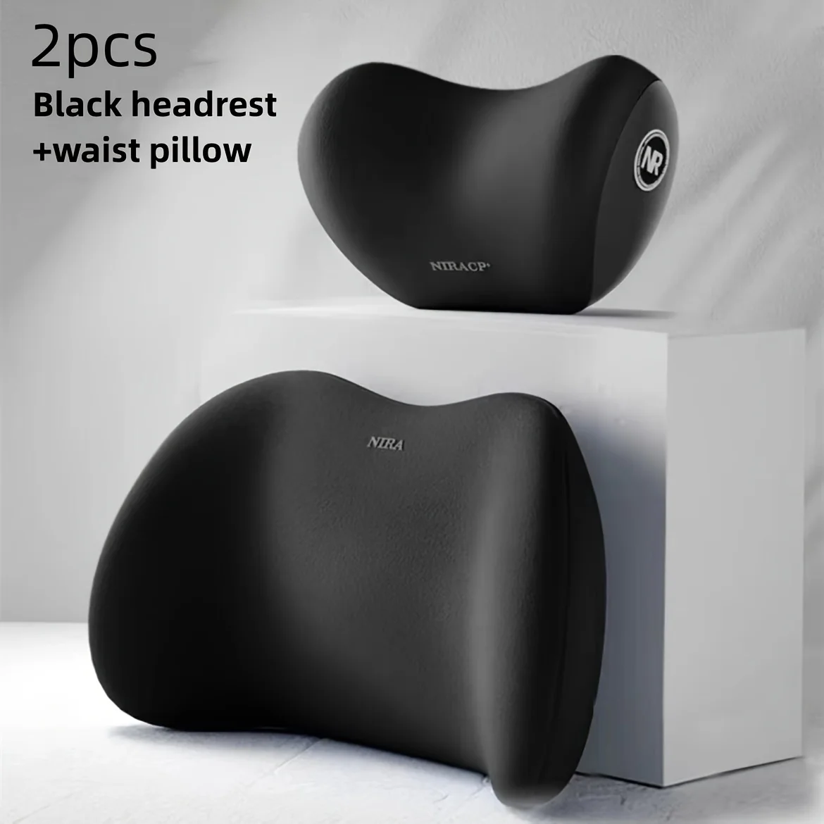 thumbnail image 1 of Reposacabezas de coche o almohada lumbar de espuma viscoelástica para el cuello o la zona lumbar, cojín para el respaldo del asiento del coche, almohadilla para la cintura del conductor, almohada cómo, 1 of 5