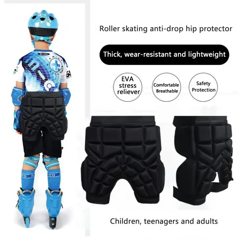 Skiing Hip Protection Pants Cycling Hip Shorts Protective Gear Skiing Roller Skating Hip Cushion Motorcycle Ass Pad Equipment