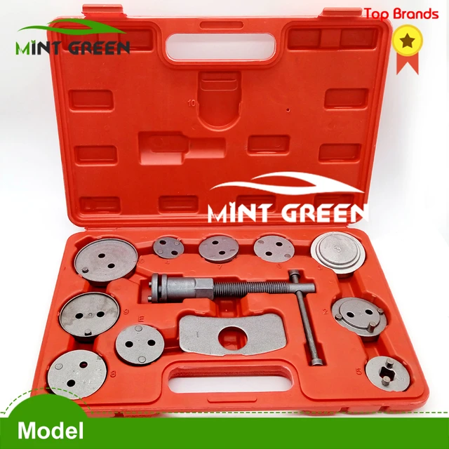 FREESHIPPING 12 Pcs/Set Auto Car Brake Disc Caliper Wind Back Tool Kit  Precision Brake Piston Pump Pad Repair Tools - AliExpress