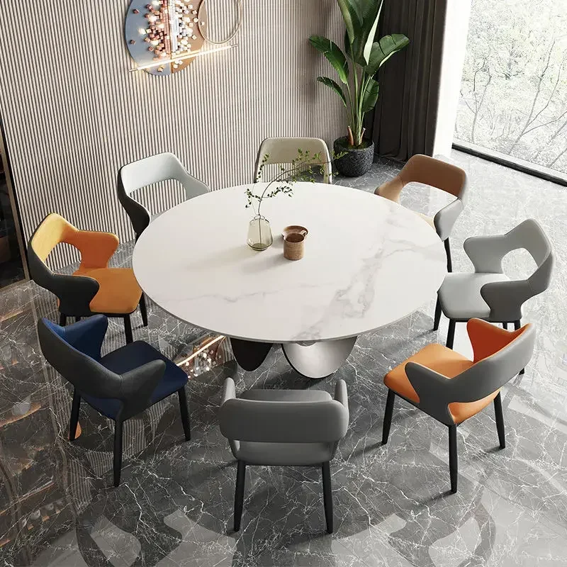 

European Style Luxury Dining Chairs Backrest Chairs Hotel Dining Tables Chairs Technology Cloth Chairs Computer Chairs Furniture