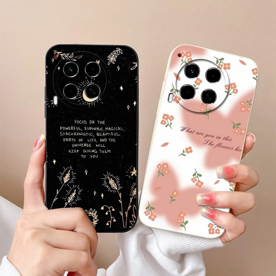 Luxury Soft Silicone Fashion Design Cover Case with Screen Protector