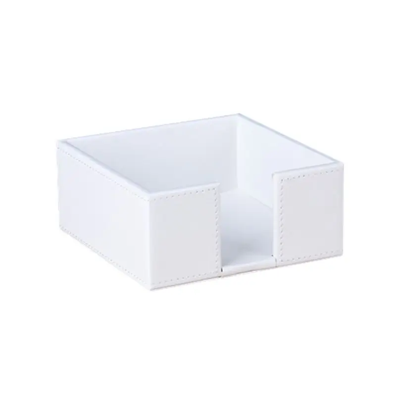 PU Leather Square Cocktail Napkin Holder Tissue Box Paper Serviette Dispenser 3