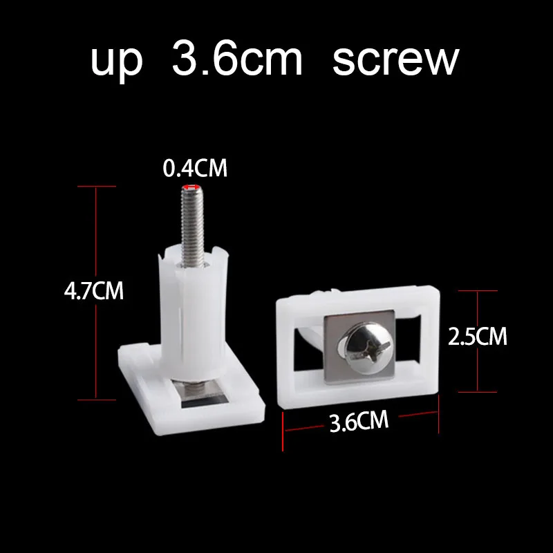 Toilet Seat Hinges Mountings Closestool Bolt Anchoring Screw Universal Toilet Replacement Accessories Bathroom Fixture Fittings