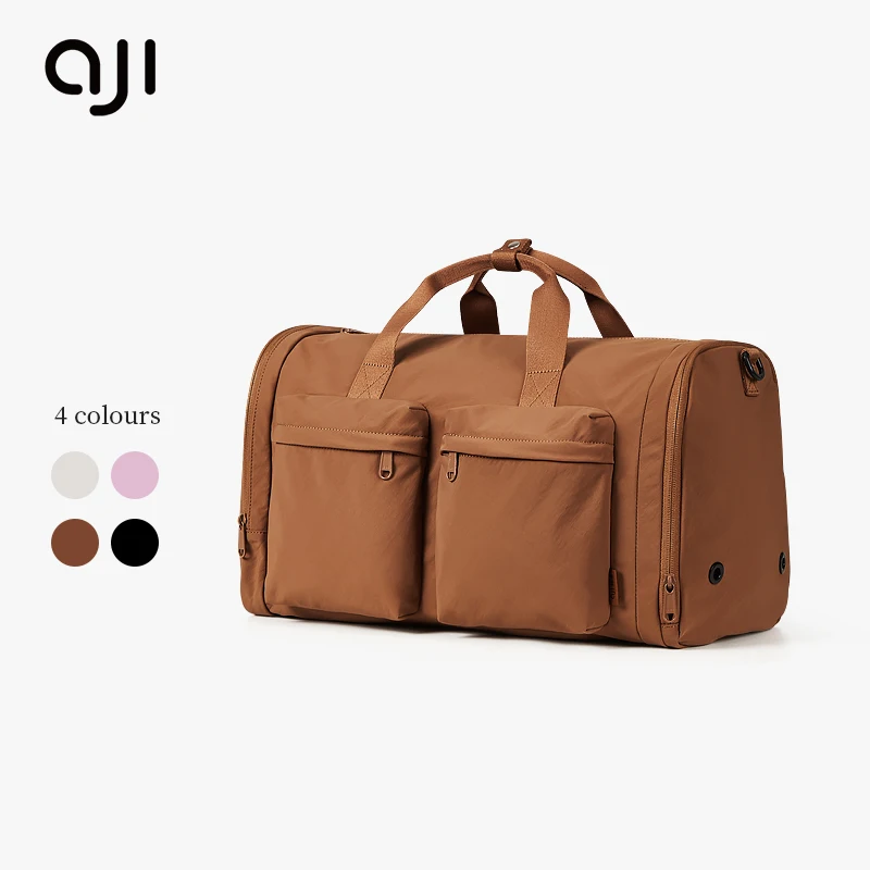 AJI Travel Bag Convertible Travel Handbag Women Lightweight Large Capacity 32L Carry-On Bag with Independent Shoe Compartmen