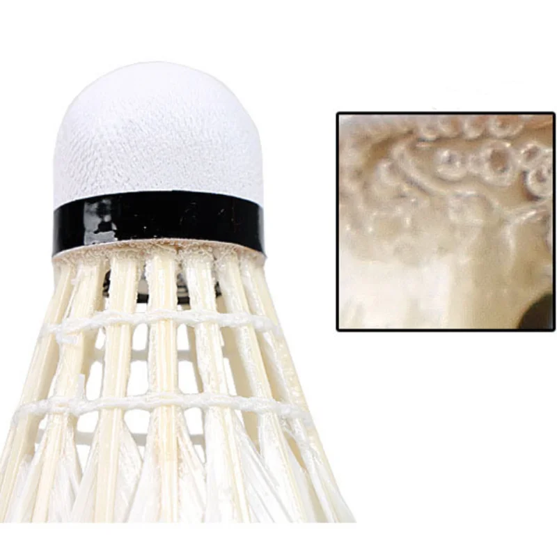 3pcs a Barreled Badminton High Speed Training Ball Duck Feather Stable Durable Junior Recreational Shuttlecock Equipment