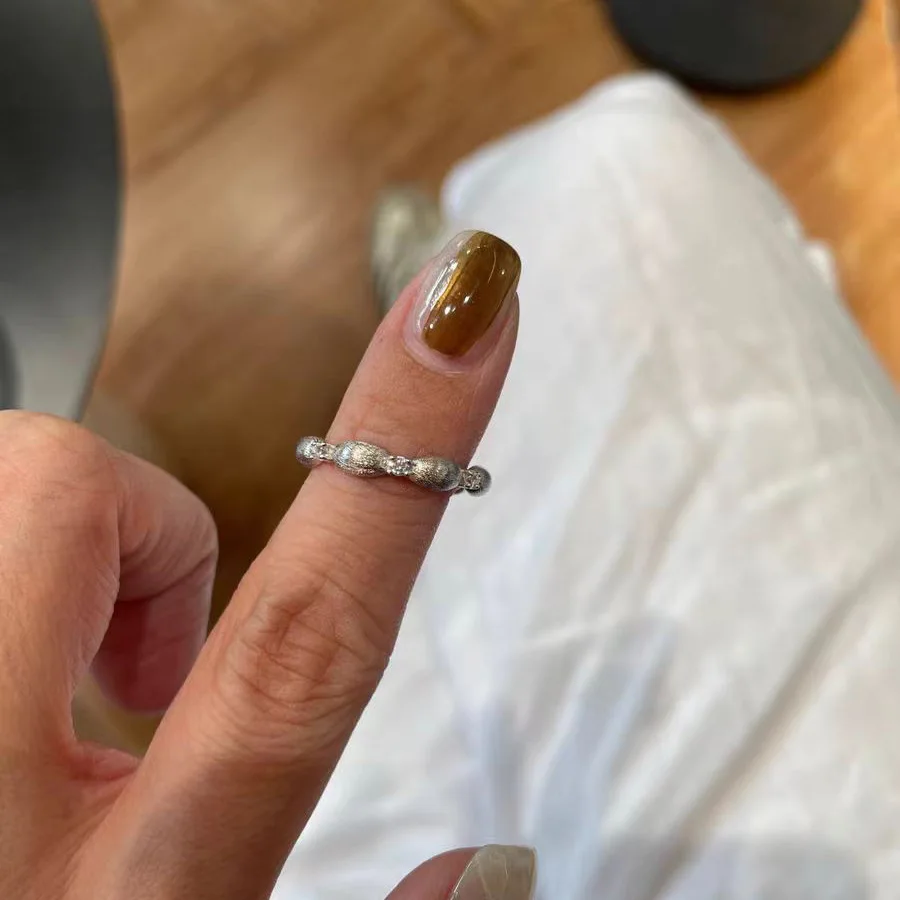 Foydjew مجوهرات إيطالية ريترو تصميم هندسي خواتم فض...