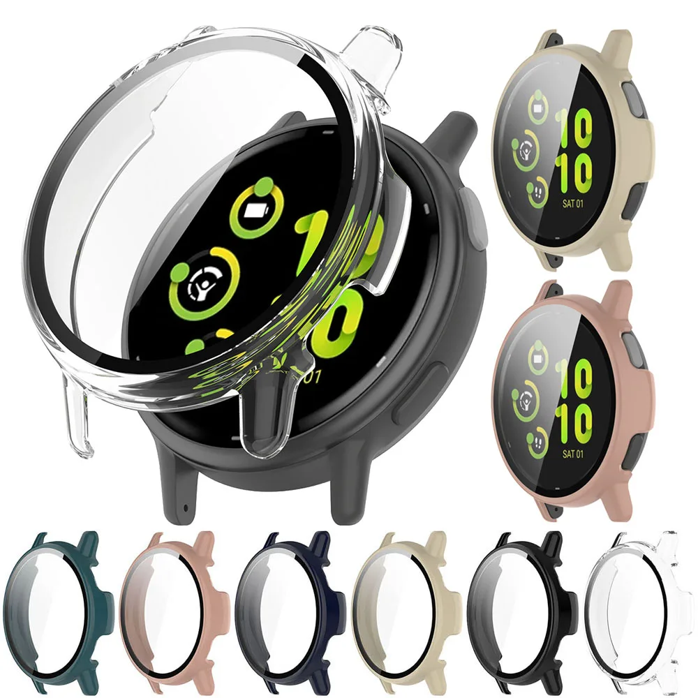 Dual-Function Protective Watch Case with Tempered Glass Cover