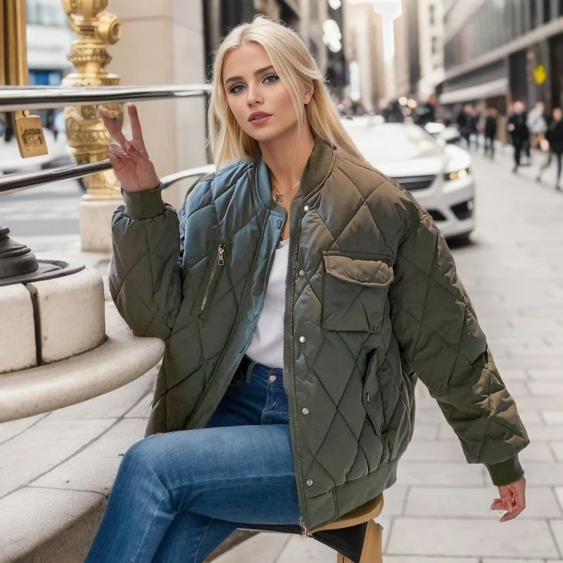 

Женская короткая хлопковая куртка, новая зимняя пуховая хлопковая куртка, бейсбольная куртка, хлопковая куртка, тонкая куртка, 2023