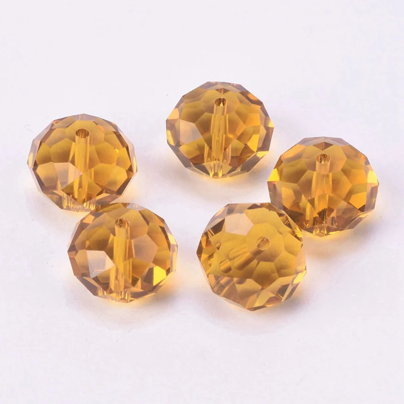 

Rondelle Faceted Czech Crystal Glass Brown Color 3mm 4mm 6mm 8/10/12/14/16/18mm Loose Spacer Beads for Jewelry Making DIY