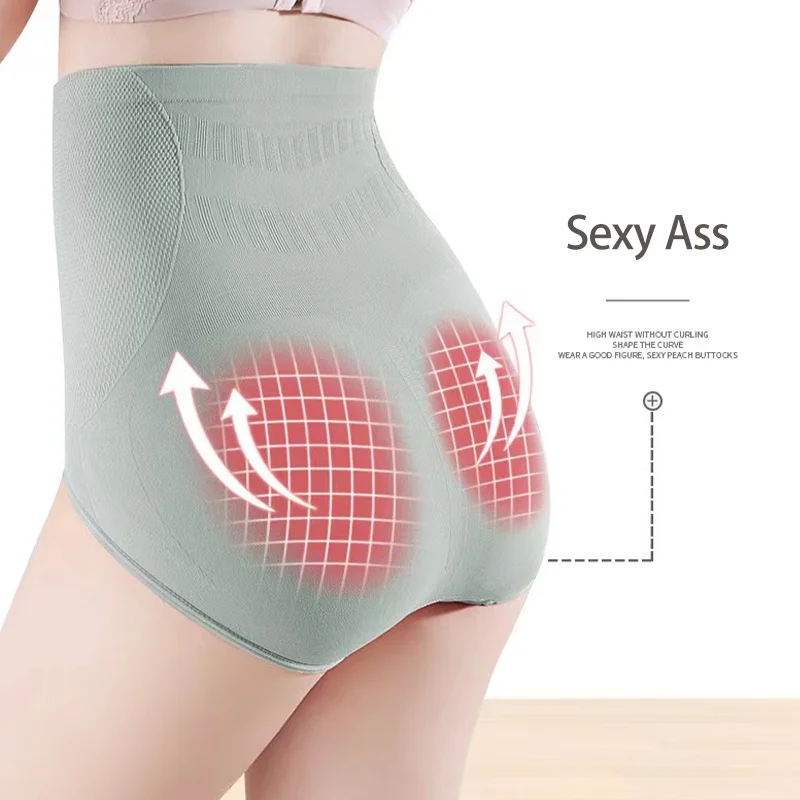Woman Body Shaper Slimming Panties Sexy Soft Breathable Underpanties High Waist Briefs Size M/L/XL Plus Size Womens Underwear shapewear panties push up panties