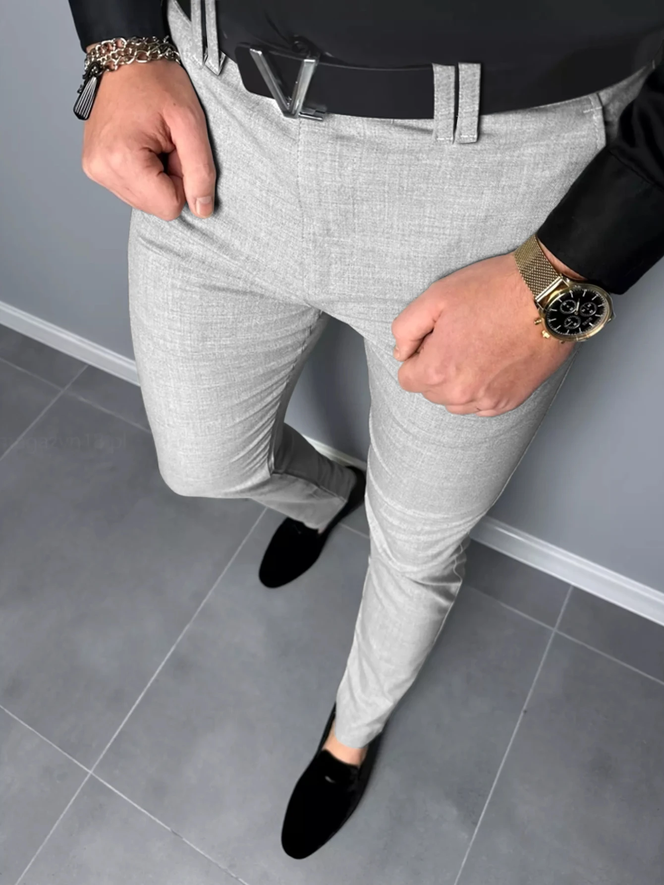 Men's Casual Pants Seasonal Comfort Regular Straight Leg