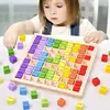 99 Multiplication Table Montessori Educational Hundred Board Math 1 To 100 Consecutive Numbers Counting Toy for Kids Education 6