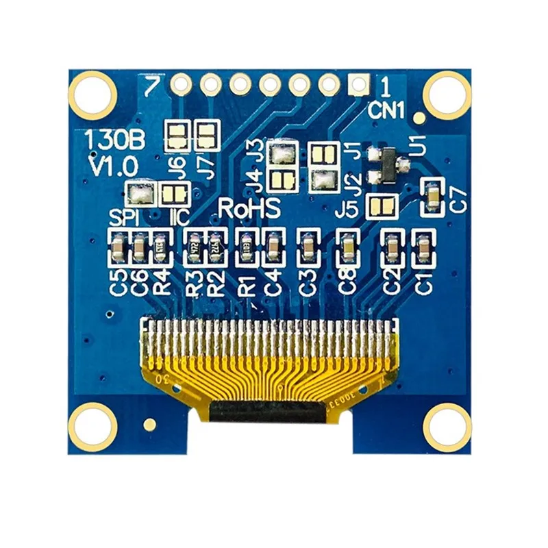1.3-inch OLED display module 12864oled4 1306 IIC serial port industrial screen white blue SH1106