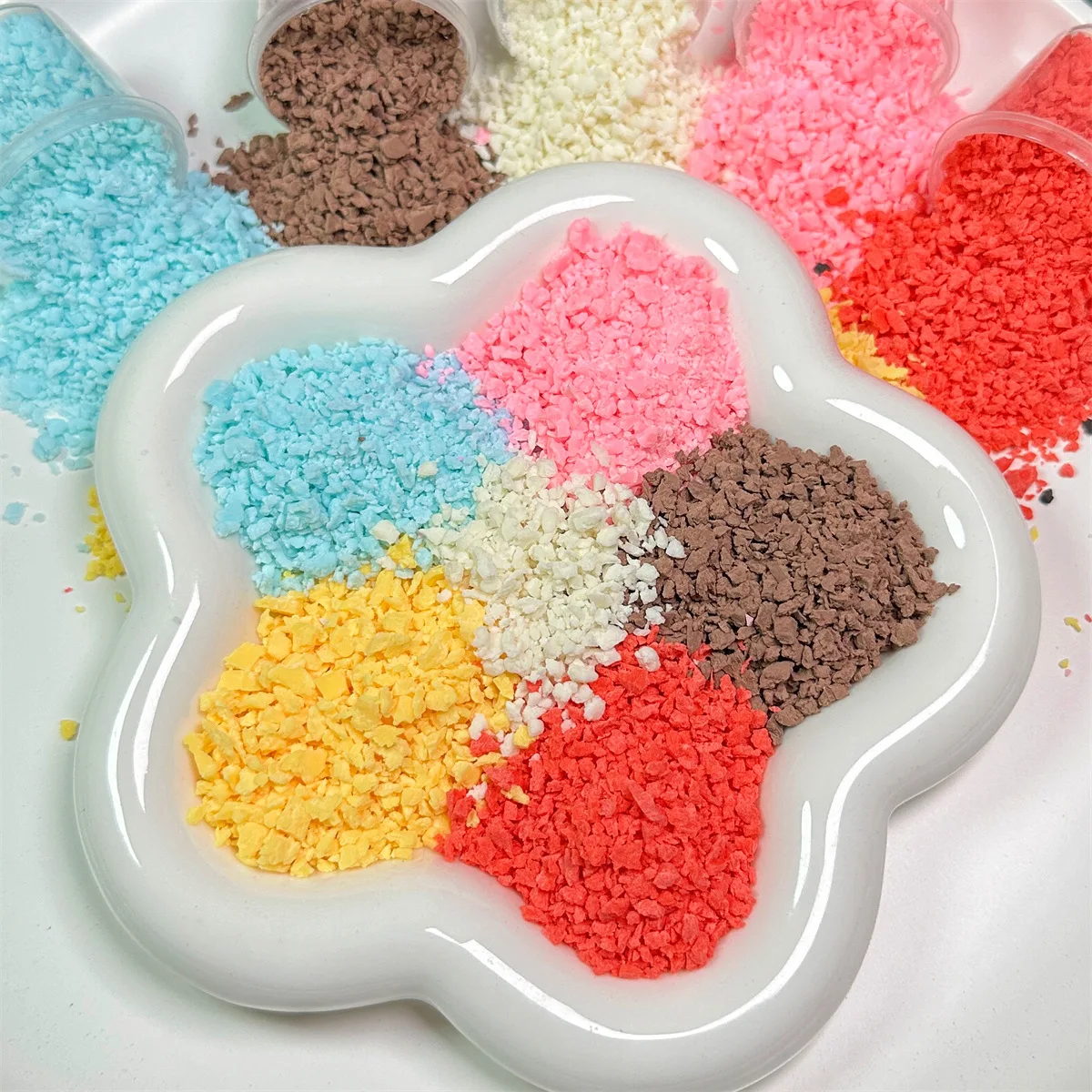 20g Simulated Biscuit Crusher Chocolate Fragmented DIY Epoxy Resin Silicone Mold Filling Ice Cream Cake Model Decoration silicone mold