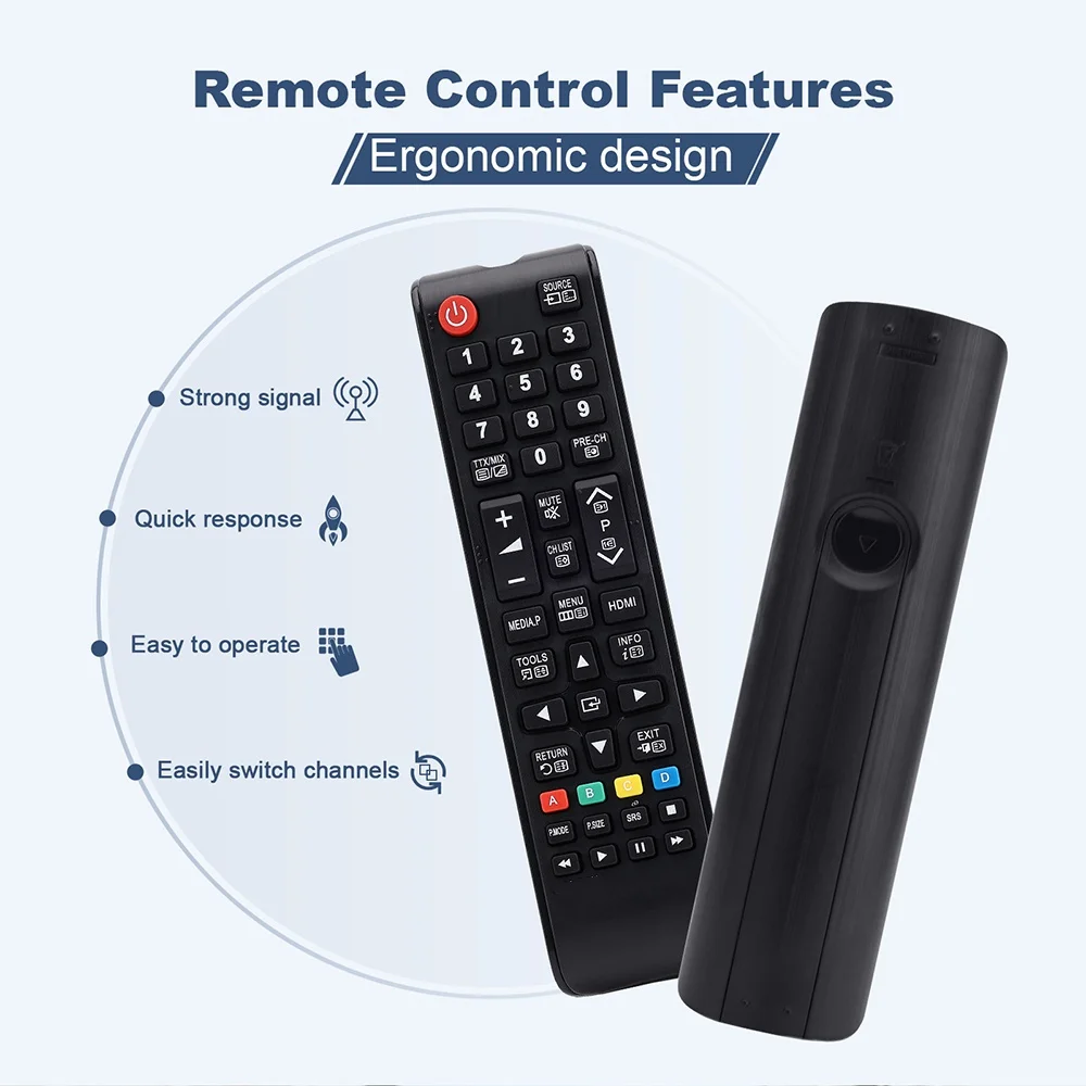 삼성 스마트 TV 용 TV 리모컨 AA59-00603A AA59-00741A LED LCD HD HDTV 3D 휴대용 텔레비전 리모컨 액세서리