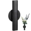 Vases Wall Mounted Flower for Decor Mini Tube Metal Vessel Hanging Pot Black Cute 1