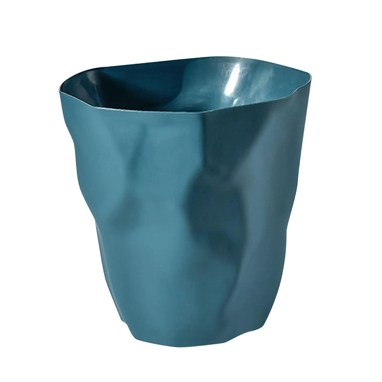 Trash Can Dust Bin Household without Lid Minimalist Wastebasket Garbage Bin for Laundry Kitchen Toilet Indoor Living Room