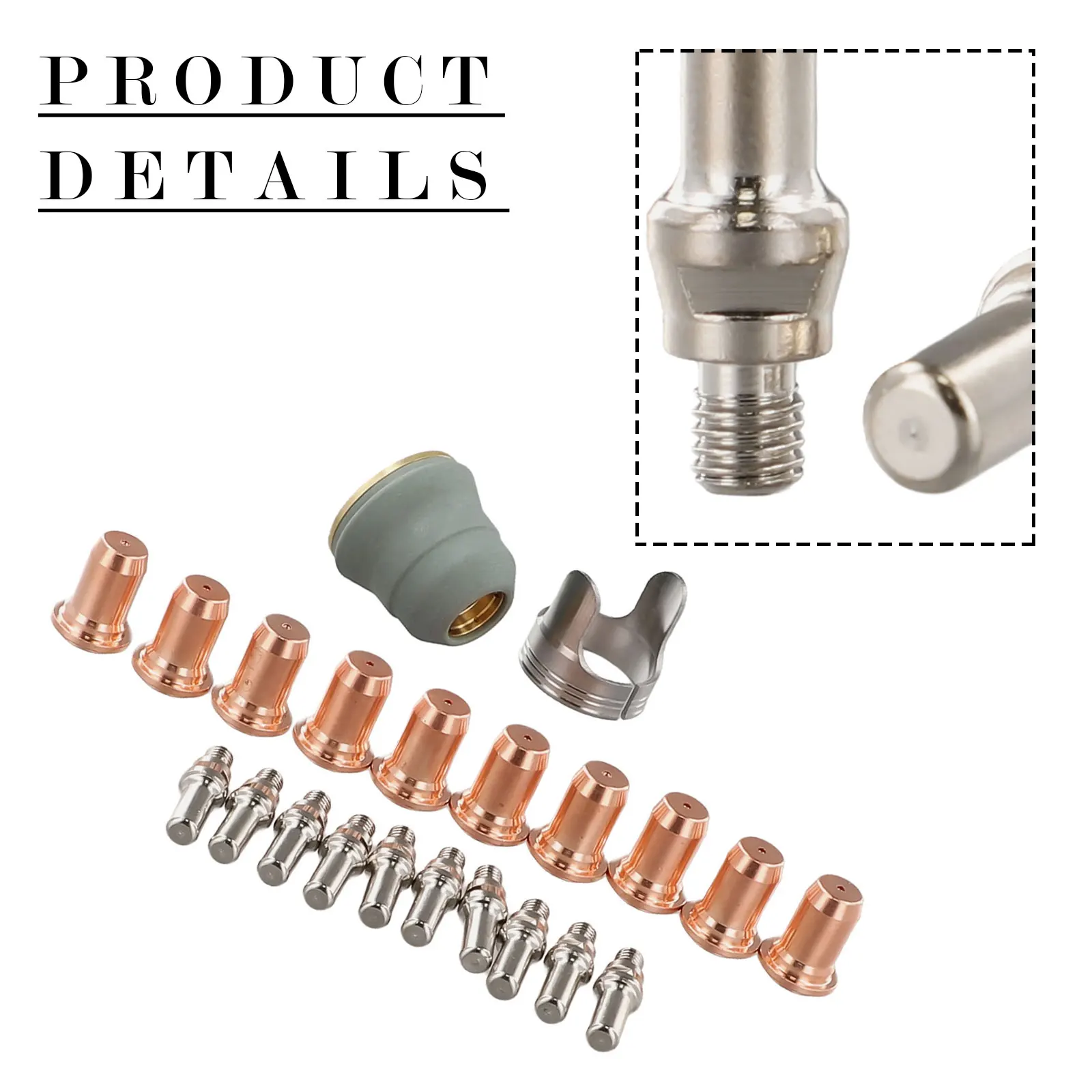 

22pcs/set IPT-60 PT-60 IPT-40 PT40 Plasma Cutting Consumables Electrode Tip Cup For Plasma Cutter Consumables Welding Nozzles