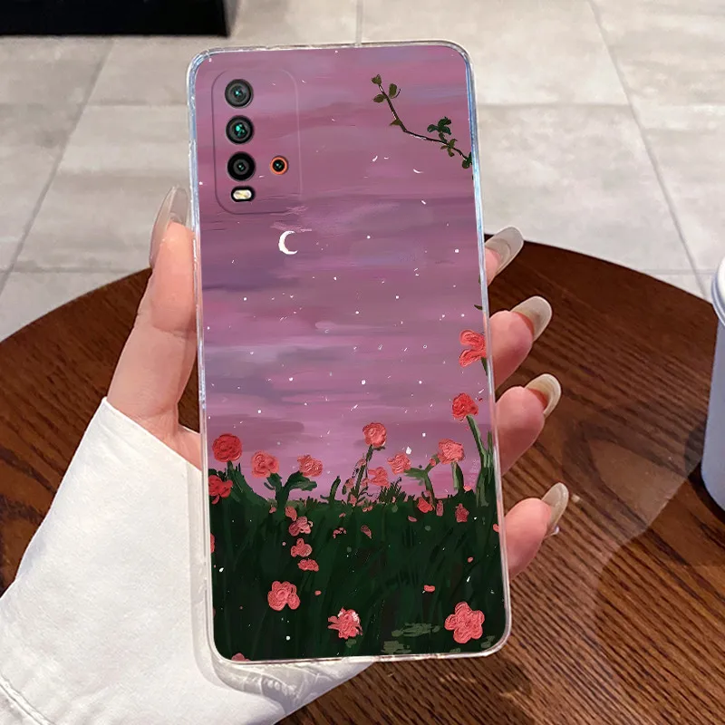 Luxury Aesthetic Transparent Cat Design Soft TPU Silicone Phone Case