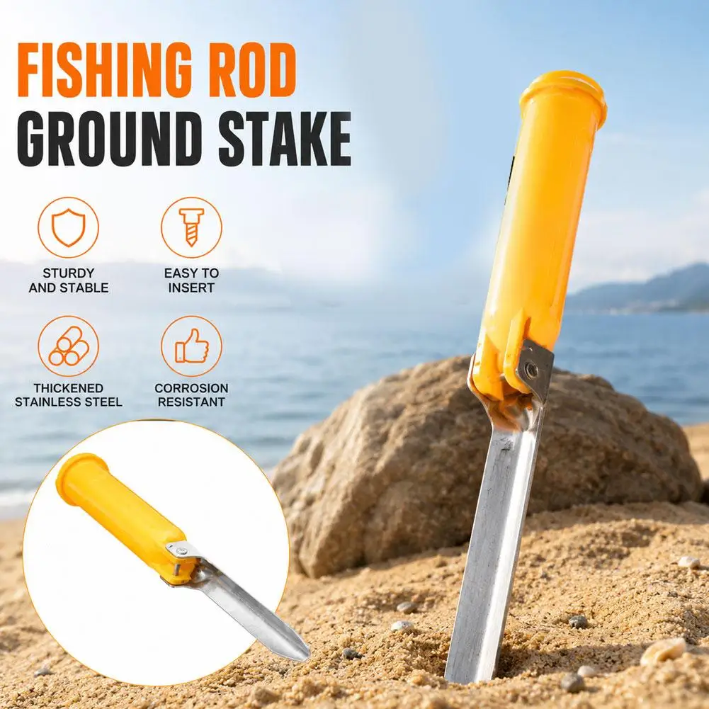 Foldable Fishing Rod Stand - Portable Pole Support Bracket