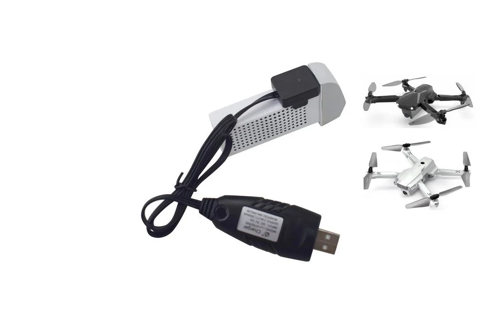 Cabo de Carregamento Usb para Hs175 D65 Syma X500 X30 z6 Aéreo Dobrável Quadcopter rc Drone Peças Bateria de Lítio Carregador - Image 2