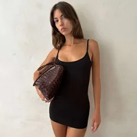 Autumn Winter Sexy Backless Y2K Black Women Mini Dress Outfits Party Club Birthday Sleeveless Bodycon Short Dresses Vestido Gift - Image 3