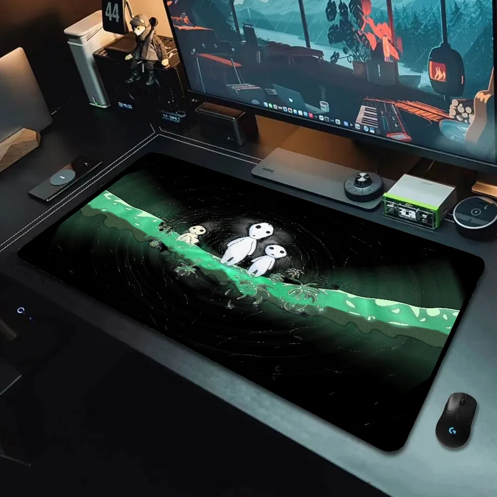 Kodama Princess Mononoke Cute Silicone Large/small Pad To Mouse Pad Game Size For Game Keyboard Pad 4