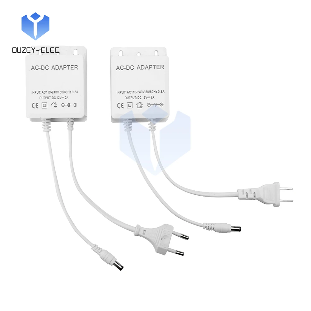 AC100-240V to DC12V 2A Power Adapter 5.5MM * 2.1MM/5.5MM * 2.5MM DC Interface Universal External Power Supply for Appliances power adapter,power supply