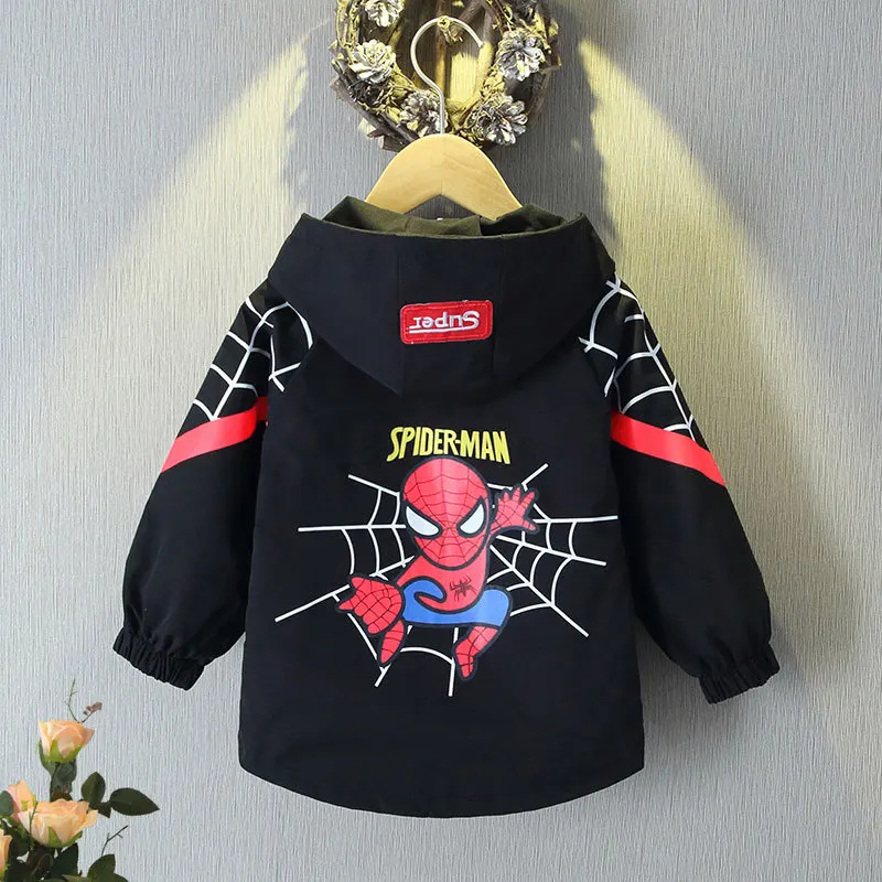 winter fleece jacket Children's Clothing Cartoon Mickey Minnie Jacket Autumn Coat Baby Boy Girl Outing Clothes Jacket Boys Spiderman Clothes red leather coat Outerwear & Coats