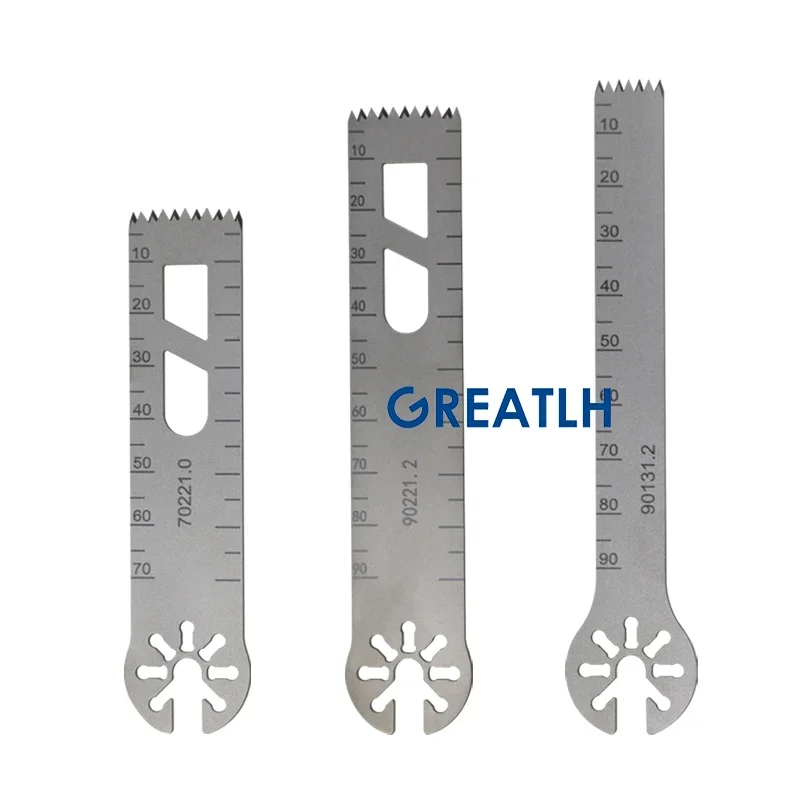 GREATLH Stainless Orthopedic Bone Saw Blade Oscillating Saw Autoclavable Veterinaria Surgery Blade Orthopedic Tool Linvatec veterinary surgical instruments orthopedic instruments