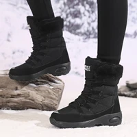 New Winter Women Boots High Quality Warm Snow Boots Lace-up Comfortable Ankle Boots Outdoor Waterproof Hiking Boots Size 36-43 - Image 3