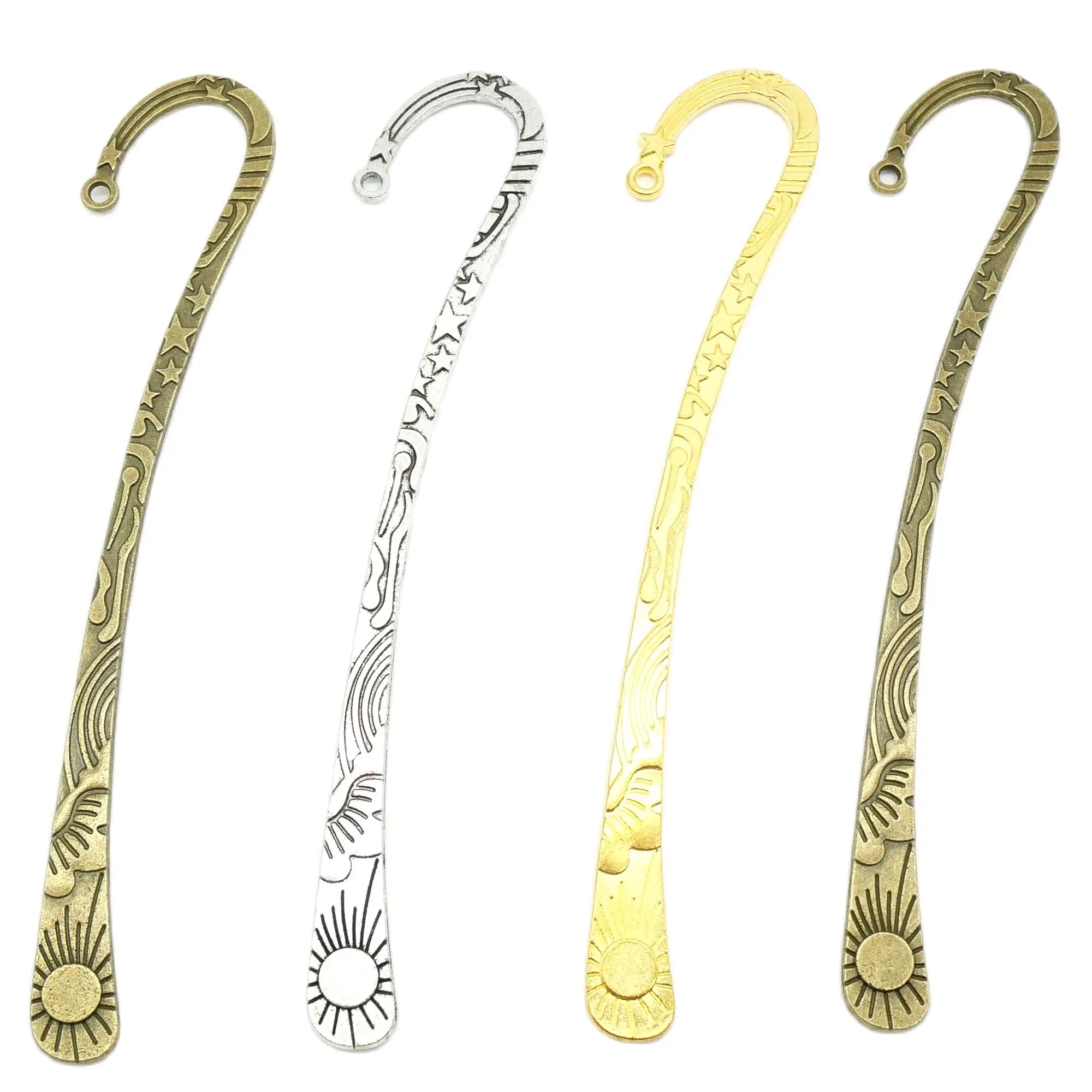 

3pcs 122x22mm Bookmark Charms Student Supplies Pendants Accessories for Jewelry Making Findings Wholesale DIY Crafts