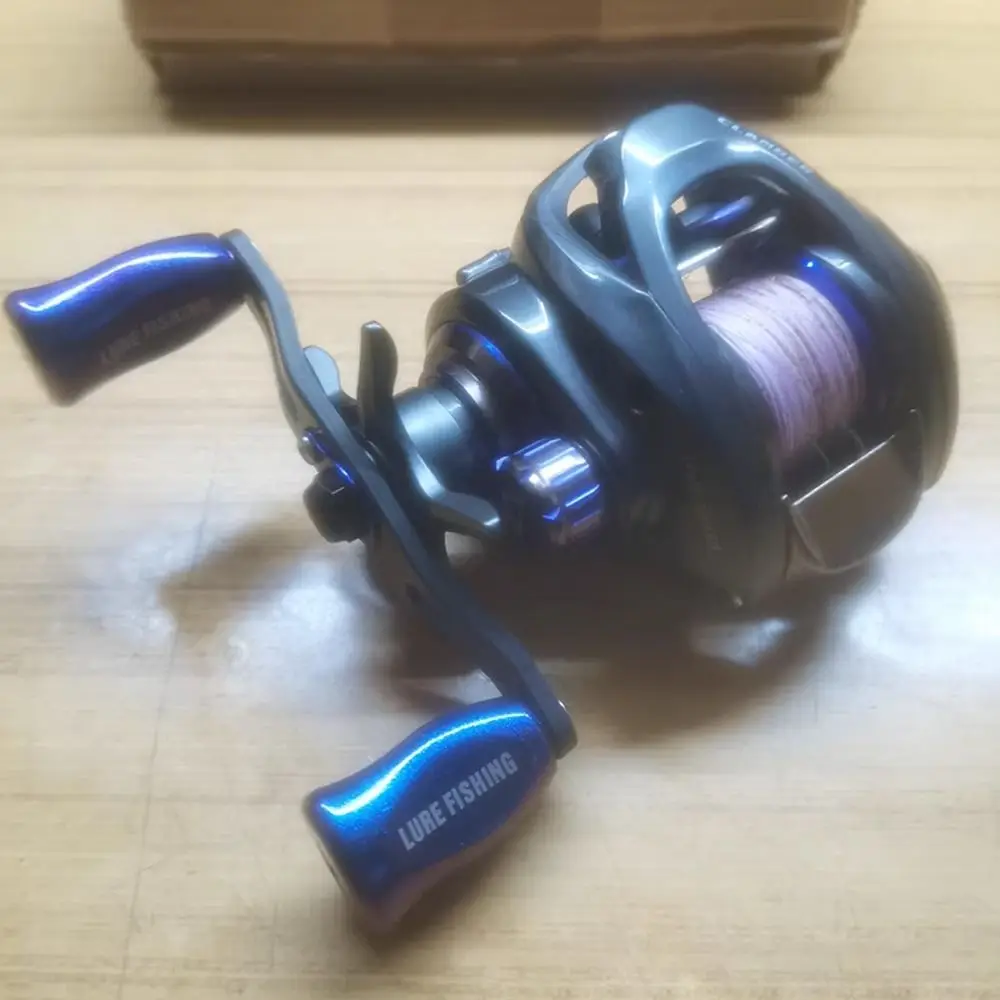 Tragbare Kohlenstoffmodifizierte Baitcasting-Rolle, Ersatzmaterialien, Rollenknauf-Modifikation, DIY-Wassertropfenrad für SLP WORKS – Detail 5