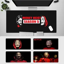 

Paper House Netflix Keyboard Desk Pad Anime Mouse Pad Gamer 900X400 Notebook Pc Xxl Kawaii Office Laptop Gaming Accessories Mats