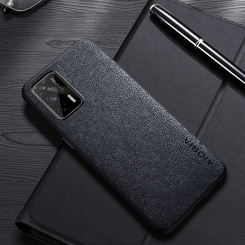 Luxury Leather Business Phone Case - Elegant and Simple Design