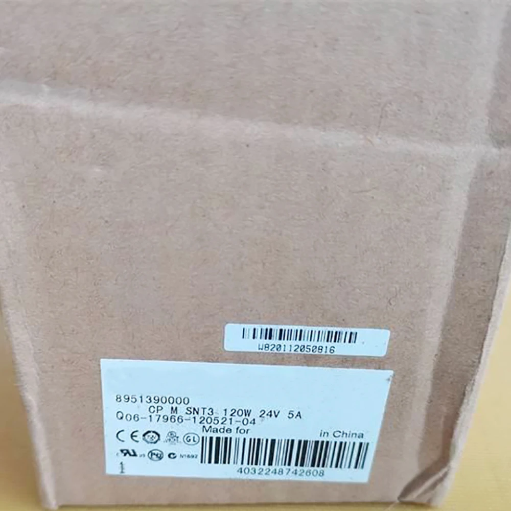 8951390000 For Weidmuller Switch Power Supply CP M SNT3 120W 24V 5A 3 8951390000 For Weidmuller Switch Power Supply CP M SNT3 120W 24V 5A