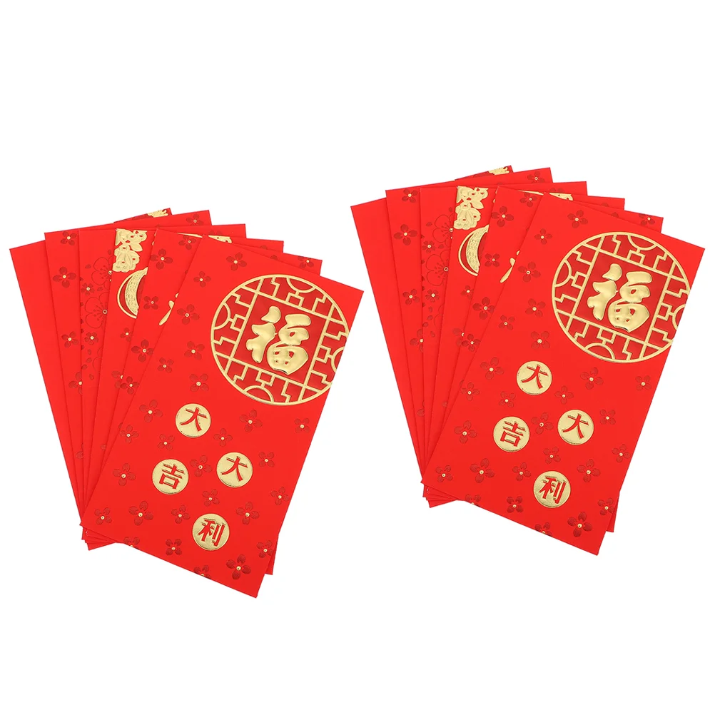 

New Year Red Pocket Red Envelopes Hongbao for New Year Spring Festival Birthday Marry Red Gift Money Envelopes