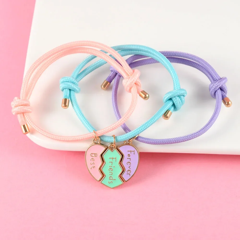 Friends Forever Friendship Bracelets For Best Friends Friendship Jewelry  Best Friend Bracelets For Adults Lovecryst 3Pcs, image size:1000x1000