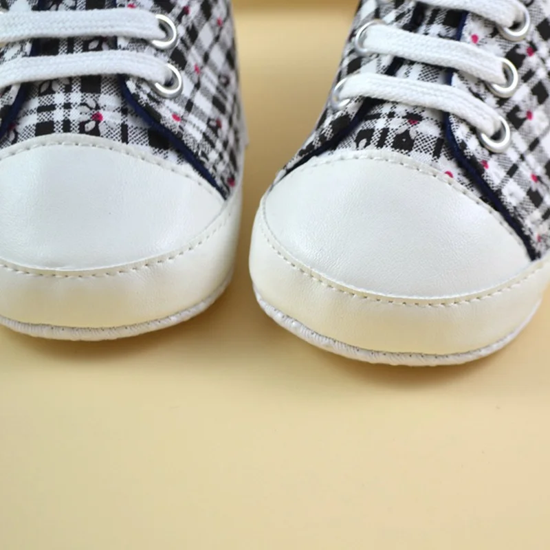 Baby Boys Girls First Walkers Soft Sole Anti-slip Canvas Sports Sneakers
